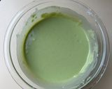 A picture of step 2 of Vietnamese Pandan Coconut Waffles (bánh kẹp lá dứa).