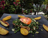 Foto del paso 4 de la receta: Filete al perejil con papas rústicas
