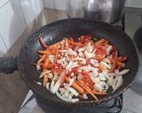 Foto del paso 2 de la receta: Minis wraps integrales de pollo y vegetales