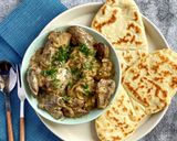 A picture of step 6 of Ultimate creamy chicken livers.