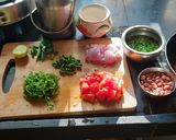 A picture of step 1 of Green peas Vermicelli upma.