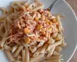 Foto del paso 4 de la receta: Tomate relleno de atún, acompaña con pasta fácil y placentera!