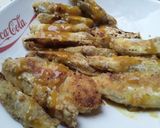 Foto del paso 6 de la receta: Bastones de berenjena empanizados con sal de miel de panela, ajo y mostaza🤔🤨😊