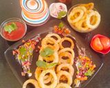 A picture of step 4 of Garlic potato rings and Garlic tomato chutney.