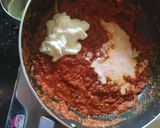A picture of step 2 of Paneer ghotala.