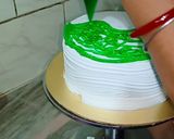 कलरफुल कीवी फ्लेवर केक (colourful kiwi flavour cake recipe in Hindi) रेसिपी चरण 26 फोटो