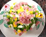Foto del paso 2 de la receta Ensalada de brócoli, jamón York y queso