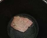 Zöldborsós karajszelet recept fázis 2 fotója