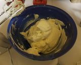 A picture of step 7 of Peach cheesecake.