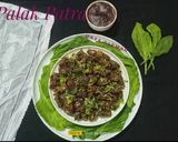 A picture of step 12 of Fiber Rich Palak Patra (Spinach leaves Patra).