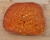 Foto del paso 5 de la receta: Revuelto de Berenjena asada con Sobrasada, Cebolla caramelizada y Patatas fritas