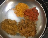 A picture of step 7 of Mushroom curry.