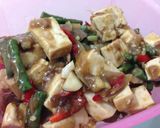 Foto langkah ke 1 dari resep Oseng Kacang Panjang + Terong + Tahu (with olive oil).