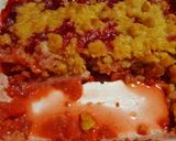 Une image de l'étape 5 de Crumble aux pommes et framboises.