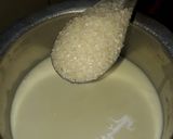 A picture of step 1 of Fruit custard pudding.