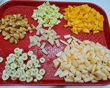 A picture of step 2 of Fruit chaat.