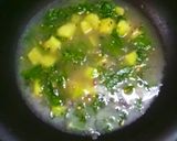 A picture of step 3 of Cucumber Spinach soup.