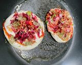 A picture of step 3 of Mini Uttapam Pizza.