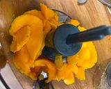 A picture of step 1 of Mango choco Candy.