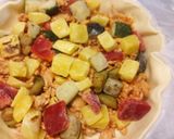 A picture of step 3 of Rustic chicken and vegetable pie 5 pound meal.