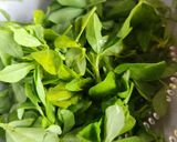 A picture of step 1 of Methi Muthiya Tameta Galka Nu Shaak - Fist-Shaped Fried Methi Dumpling In Sponge Gourd Tomato Curry.