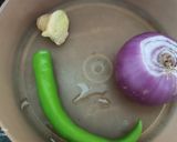 A picture of step 2 of Kala chaana tikki burger.