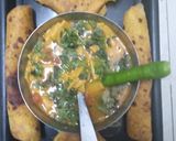 A picture of step 4 of Dal dhokli.