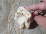 Flaky layered samosa