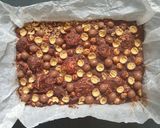A picture of step 2 of Maltesers Rocky Road.