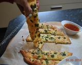 A picture of step 7 of Keto Garlic Bread with almond flour   نان سیر با آرد بادام.