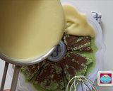 Foto langkah ke 6 dari resep PUDING LUMUT versi Full Lumut | Rasa Pandan, Coklat dan Butter.