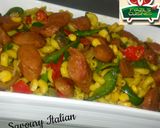 A picture of step 17 of Savoury italian sausage elbow macaroni.