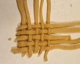 Foto del passaggio 8 della ricetta Pie di farro ripieni di ricotta di bufala e senza uova