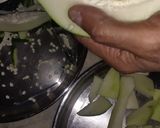 A picture of step 1 of Frozen (stored papaya chutney).