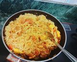 A picture of step 9 of Paneer bhurji masala maggi 😋❤️.