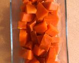 Édesburgonya hagymás-petrezselymes mártással (vegán) recept fázis 6 fotója