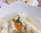 Foto langkah ke 9 dari resep Pangsit kuah ayam jamur.