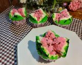 Foto langkah ke 7 dari resep Bolu Kukus Semangka.