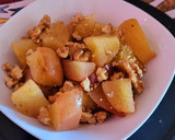Foto del paso 4 de la receta: Compota de manzanas con azúcar avainillado, nueces y miel 🍎🍏 en microondas