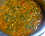A picture of step 3 of Sai Bhaji.