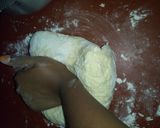 A picture of step 2 of Nyamabite pizza creations.