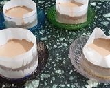 A picture of step 6 of Cheese ice cream cake 🤩🤤.
