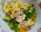 Foto langkah ke 3 dari resep Telur Dadar Makaroni.