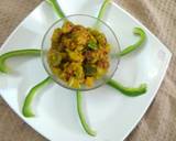 Cucumber- Capsicum Sabji recipe step 7 photo