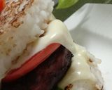A picture of step 3 of Indian style Rice Burger.