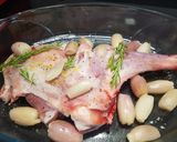 A picture of step 2 of Roast lamb with sweet, minty shallots.