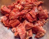 A picture of step 1 of Red Wine & Tomato Beef Stew.