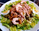 Foto del paso 4 de la receta: Ensalada de pasta con atún y langostinos