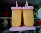 A picture of step 6 of Muskmelon Popsicles.