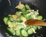 小黃瓜炒蛋(簡單料理)的食譜步驟6照片